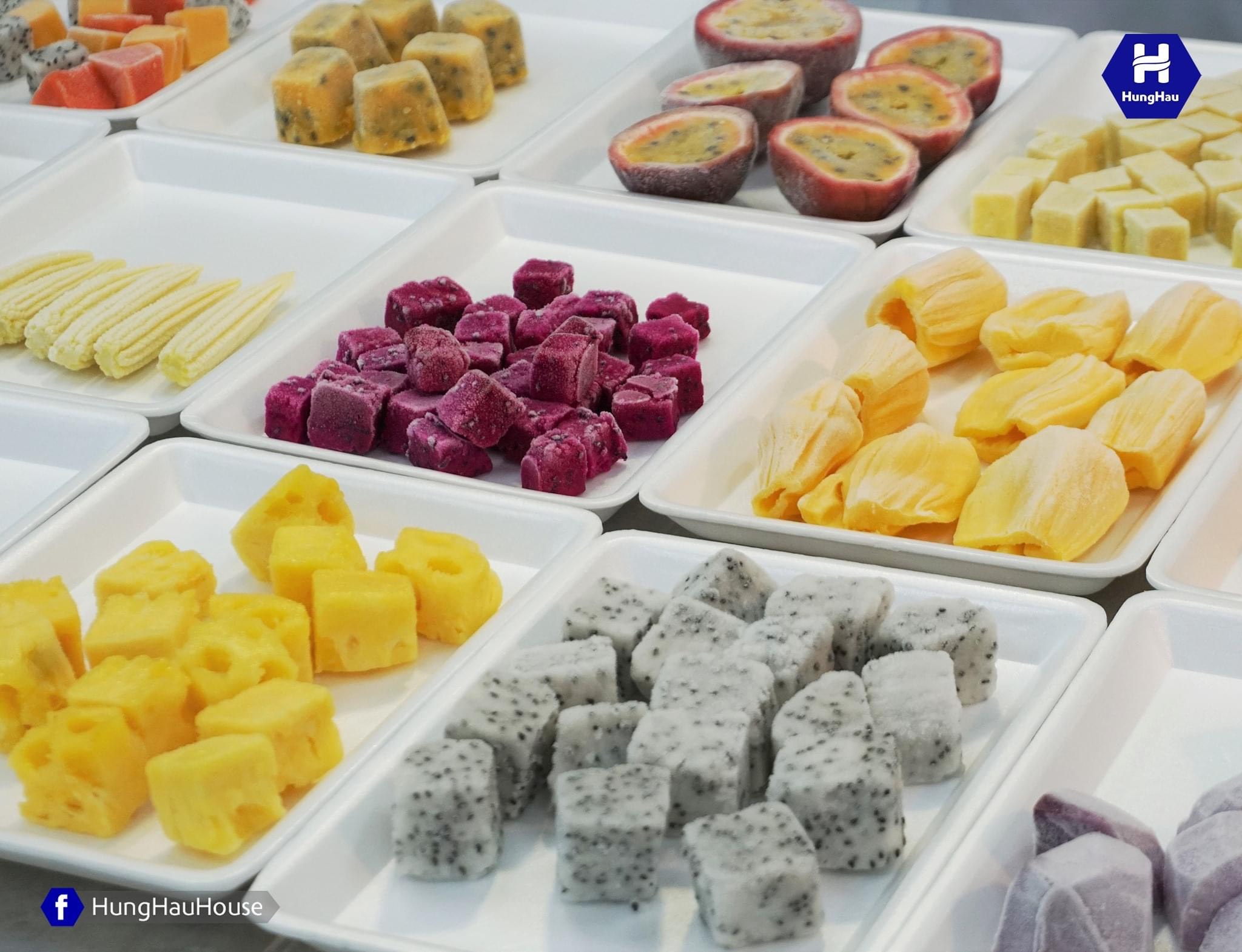 Làm sinh tố trái cây đông lạnh – 2 phút – HungHau Foods